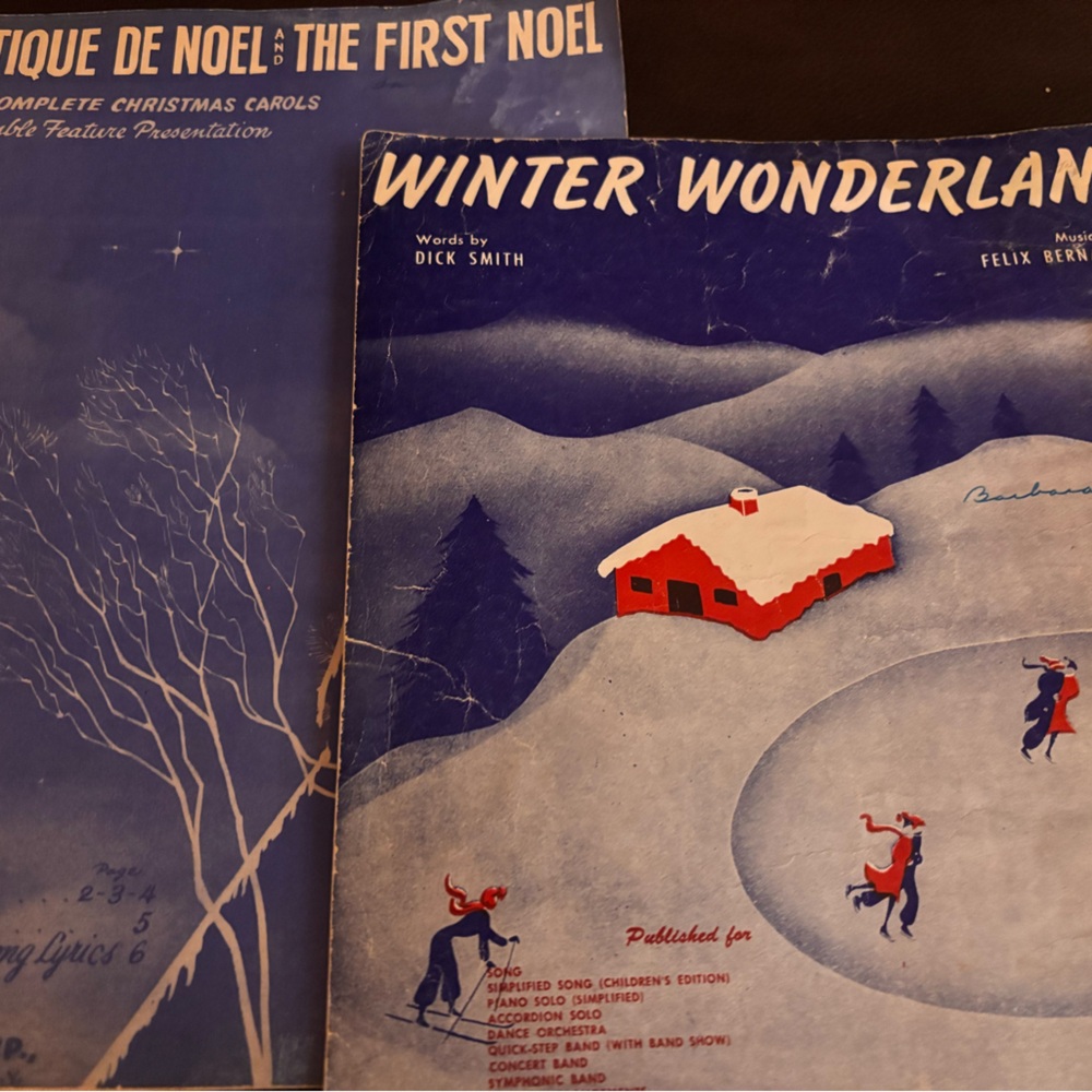 Winter Wonderland Vintage Sheet Music